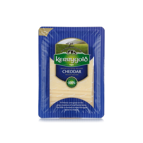 اشتري Kerry Gold white cheddar cheese slices150g في الامارات