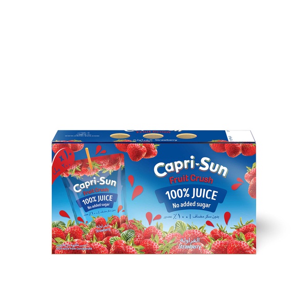 CapriSun fruit crush strawberry juice 10 x 200ml price in UAE