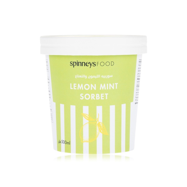 Spinneysfood Lemon Mint Sorbet 500ml