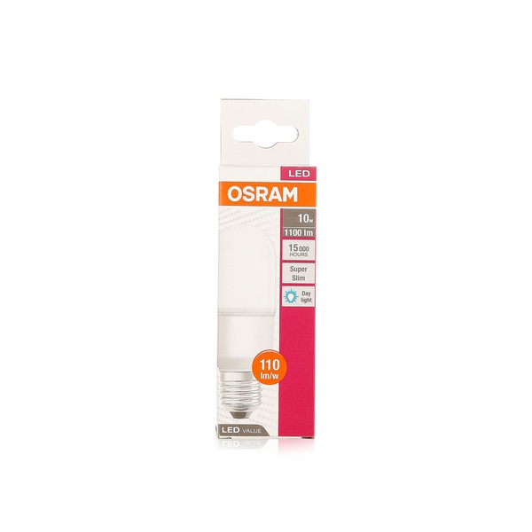 Buy Osram LED value super slim screw bulb 10W day light in UAE