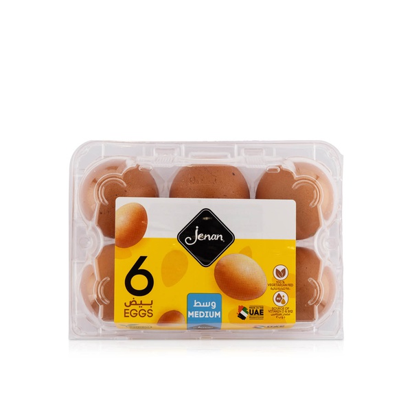 Jenan Brown Medium Eggs x 6