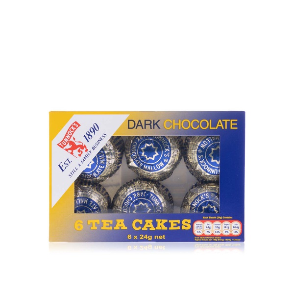 Tunnock's Dark Chocolate Tea Cakes 144g 6s