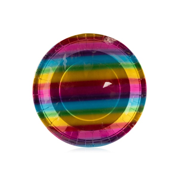 Creative Converting Rainbow Dinner Plate x 8