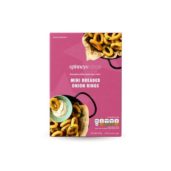 Spinneysfood Frozen Mini Breaded Onion Rings 500g
