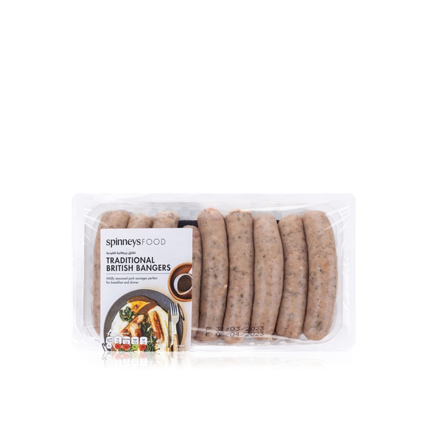 Spinneysfood Traditional British Bangers 450g