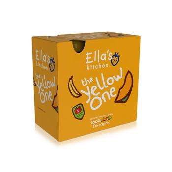 Ella's Kitchen Organic the Yellow One Fruit Smoothie 6+ Months 5x90g