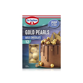 Dr.Oetker Milk Chocolate Gold Pearls 36g