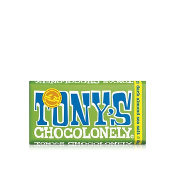 Tony's Chocolonely Dark Chocolate Almond and Sea Salt 180g