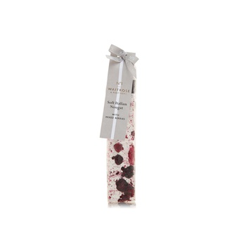 Waitrose No.1 Mixed Berry Italian Nougat 100g