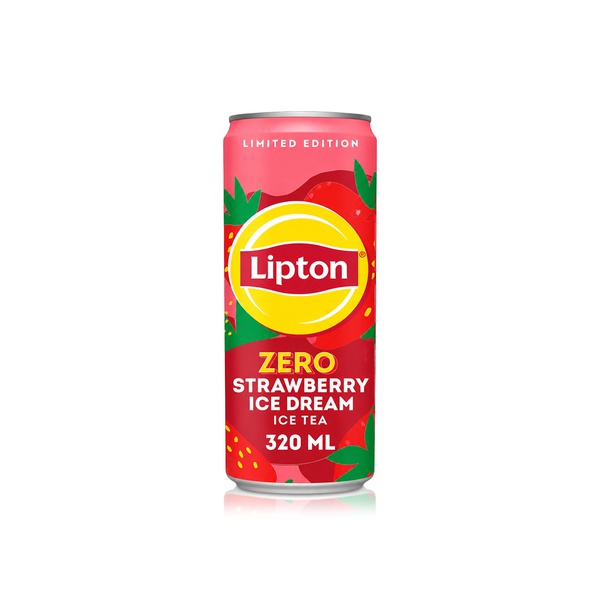 Lipton Zero Sugar Strawberry Ice Dream Iced Tea Drink 320ml