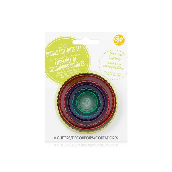 Wilton Double Round Fondant Cutter Set 6s