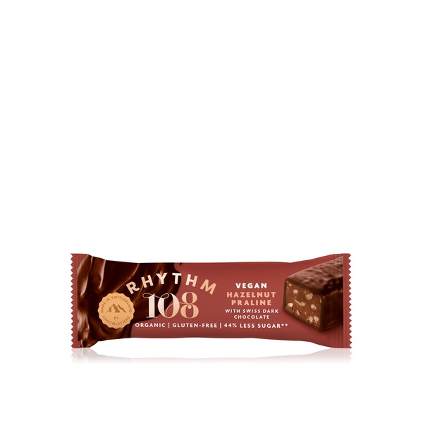 Rhythm 108 Hazelnut Praline Vegan Chocolate Bar 33g