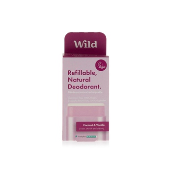Wild Natural Coconut and Vanilla Deodorant and Refill 40g
