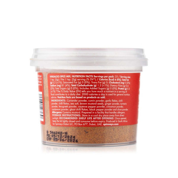 Spinneysfood Vindaloo Spice Mix 50g