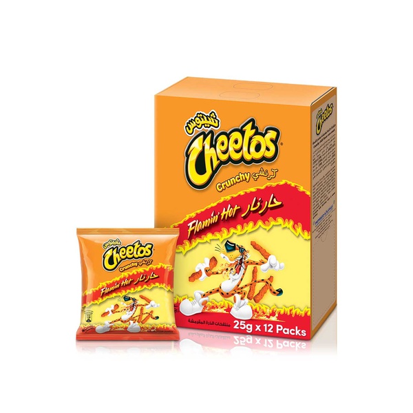 Cheetos Crunchy Flaming Hot 25g x 12
