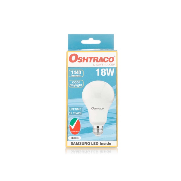 اشتري Oshtraco LED bulb cool daylight 18W E27 في الامارات