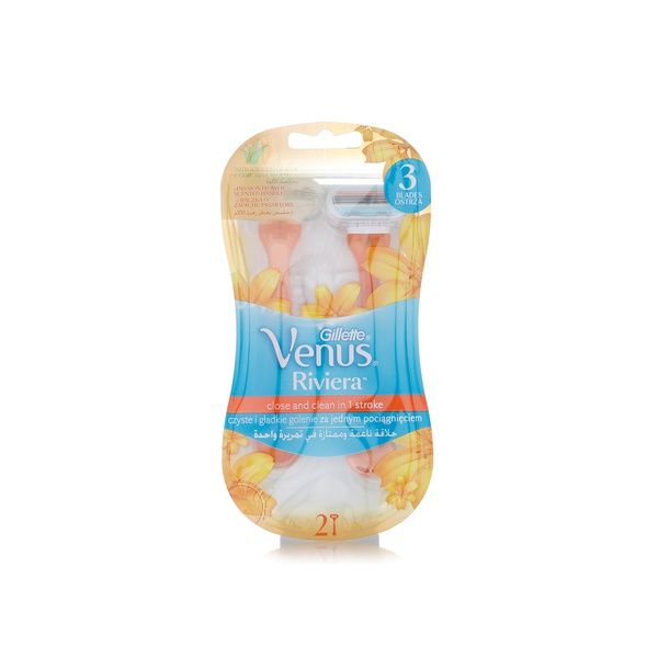 Gillette Venus Riviera Disposable Razor 2 Count