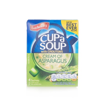 Batchelors Cream of Asparagus Cup a Soup 117g x 4
