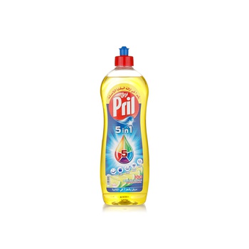 Pril 5 in 1 Lemon Vinegar Dishwashing Liquid 1 litre