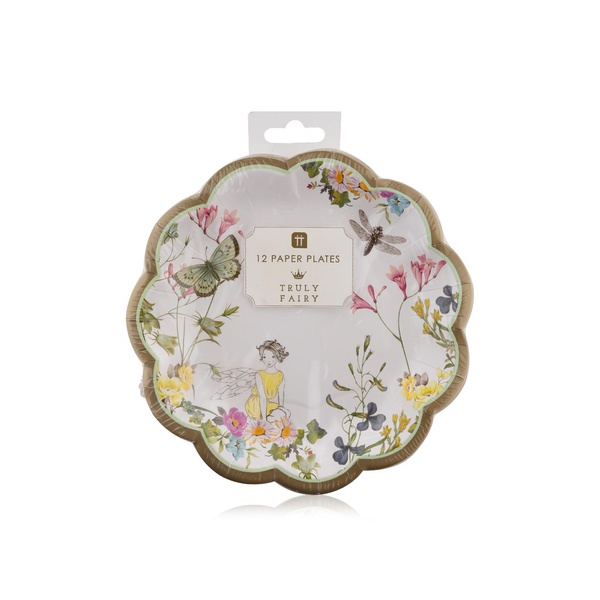 Talking Tables Truly Fairy Scallop Edge Plates Set of 12 7 inches