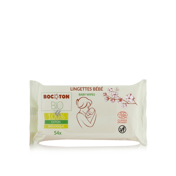 Bocoton Bio Cotton Baby Wipes x 54