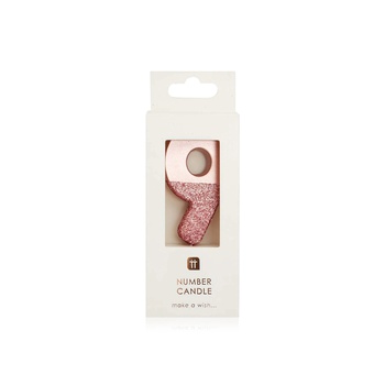 Talking Tables Rose Gold Glitter Candle - 9