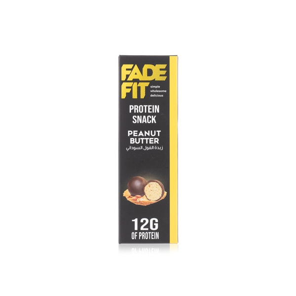 Buy Fade Fit peanut butter protein snack 60g in UAE
