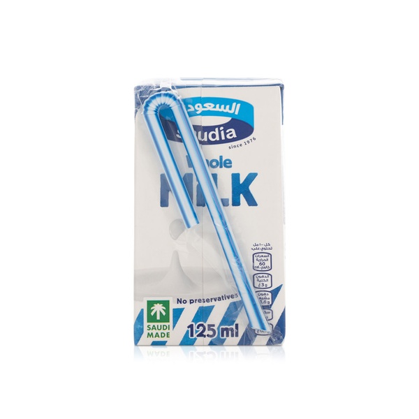 Saudia UHT Milk Full Fat 125ml