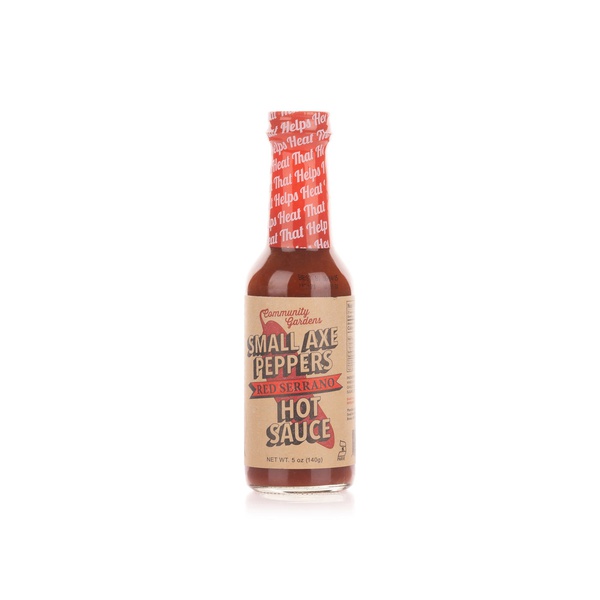 Buy Small Axe Peppers red serrano hot sauce 140g in UAE