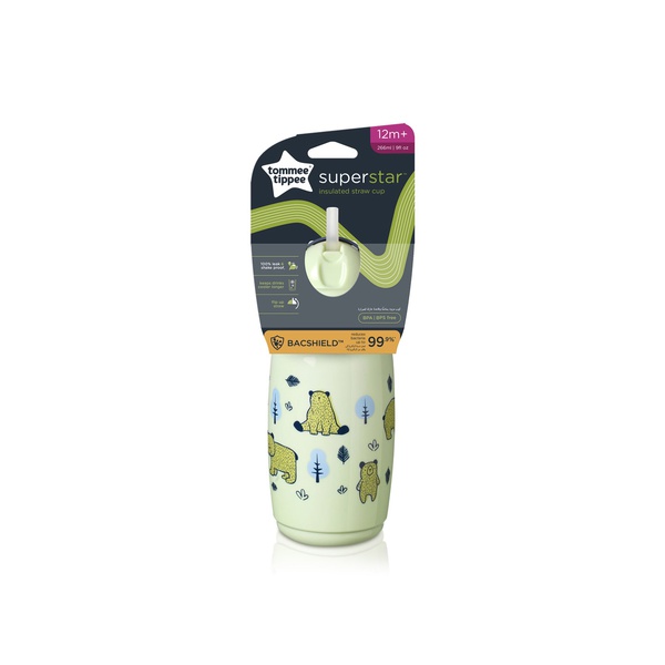 Tommee Tippee Superstar Insulated Straw Cup 12+ Months