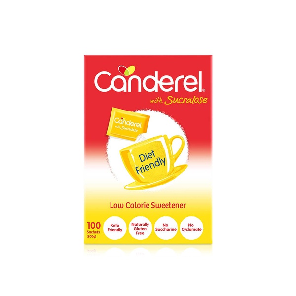 Buy Canderel sucralose low-calorie sweetener 100 sachets 200g in UAE