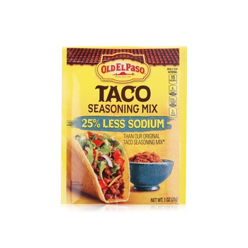 Old El Paso Taco Seasoning Mix Low Sodium 28g
