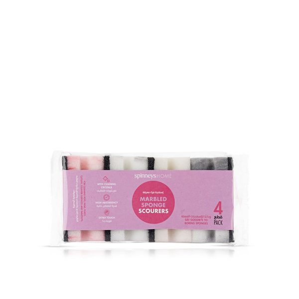 Spinneys Marbled Sponge Scourers x 4