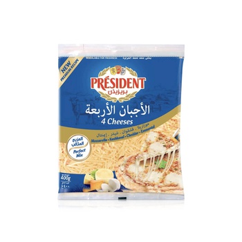President Natural 4 Cheese - Shredded 400g