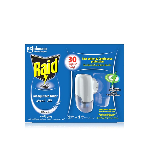 Raid Mosquito Repellent Holder and Refill 21ml