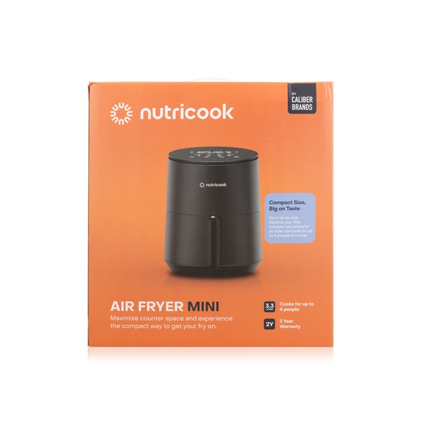 Buy Nutricook air fryer mini black v2 3.3l in UAE