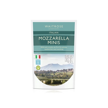 Waitrose Italian Mini Mozzarella Cheese 280g