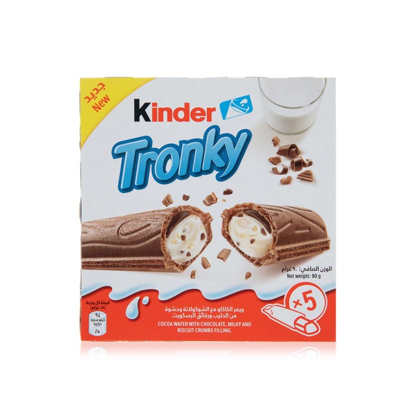 Kinder tronky milk and hazelnut cream 5 pack 90g Spinneys UAE