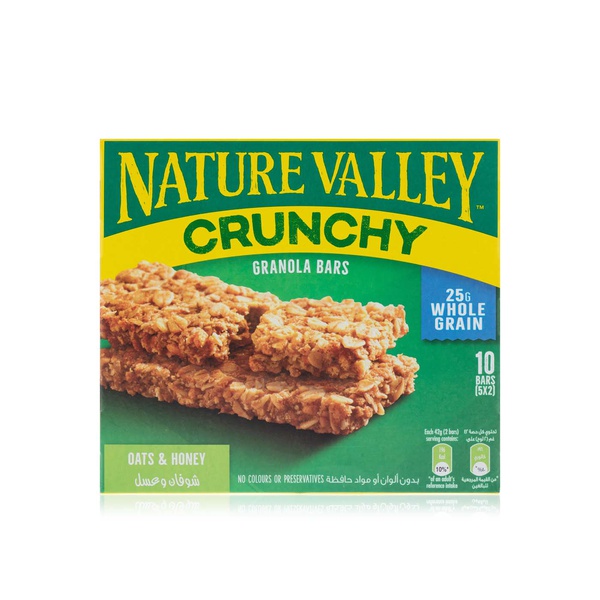 اشتري Nature Valley oats and honey crunchy bars 42g 5 pack في الامارات