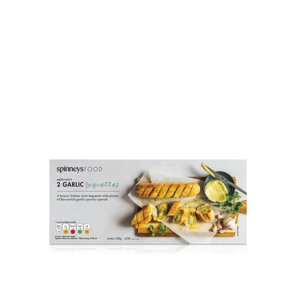 Spinneysfood Garlic Baguettes x2 338g