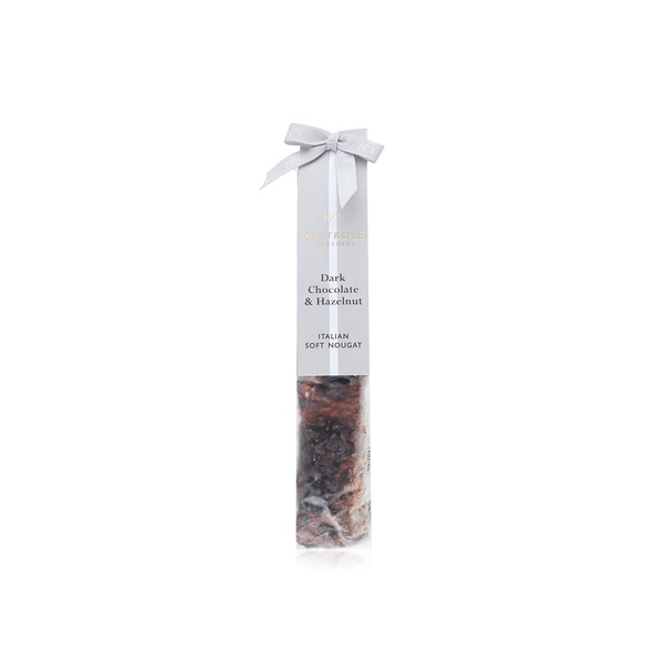 اشتري Waitrose No.1 dark chocolate & hazelnut nougat 100g في الامارات