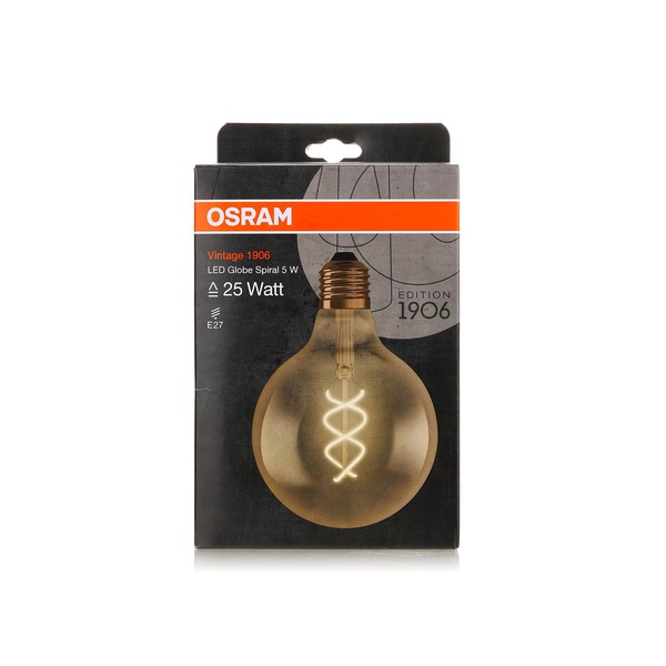 Buy Osram vintage 1906 LED globe spiral 5w warm white in UAE