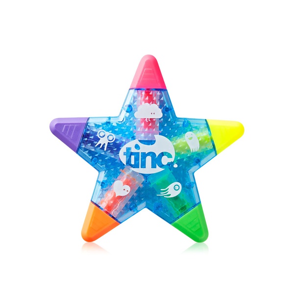 Tinc Star Multi-Colour Highlighter Pen 5 Colours - Blue