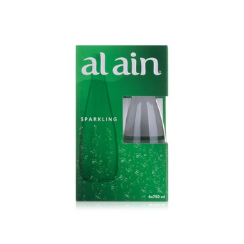 Al Ain Sparkling Water Glass Bottle 750ml x 4