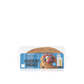 Waitrose American Style Blueberry Pancakes x 4
