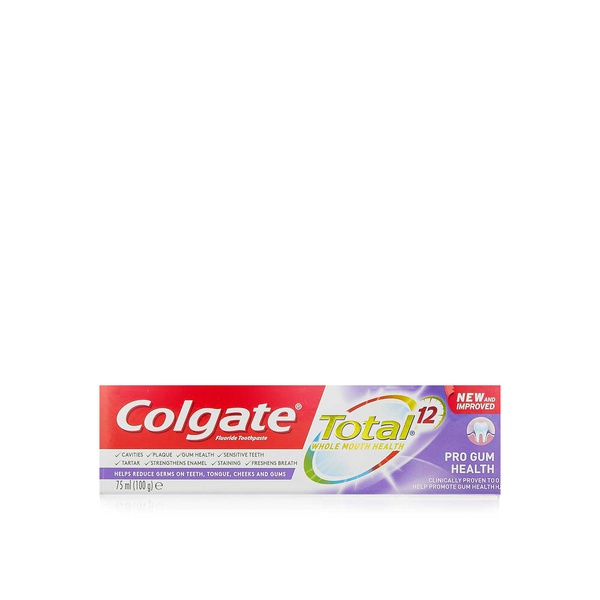 Buy Colgate total 12 pro gum health toothpaste 75ml in UAE