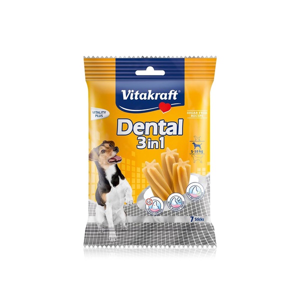 Vitakraft 3in1 Dental Treat for Dogs 120g