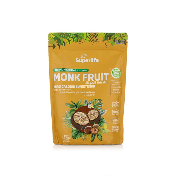 Superlife Monk Fruit Zero Calorie Sweetener 454g