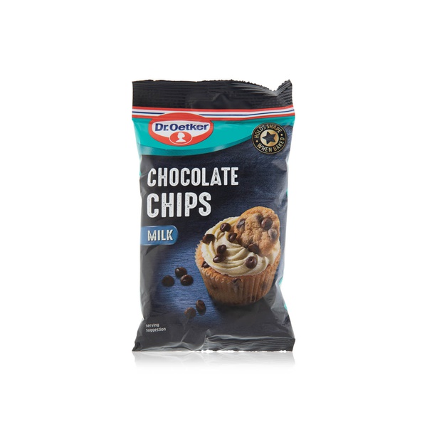 Dr Oetker Real Chocolate Chips Milk 100g x 9 - Spinneys UAE