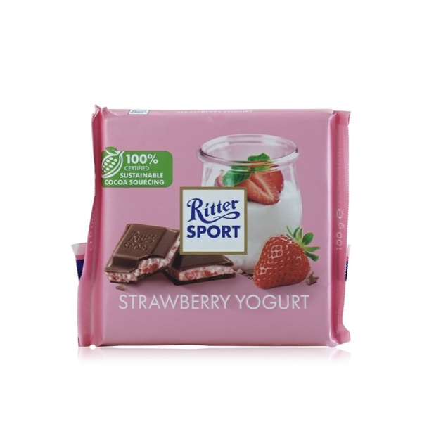 Ritter Sport Strawberry Yoghurt Chocolate 100g